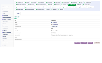 HR Performance Evaluation Management - Dolibarr