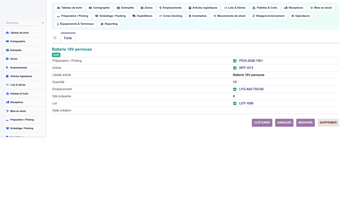 Order Preparation Management - Dolibarr