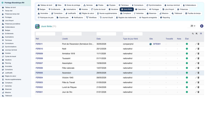 Biometric Time & Attendance Management - Dolibarr