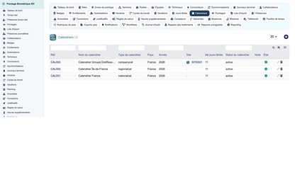 Biometric Time & Attendance Management - Dolibarr