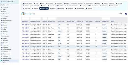 HR Badge, Time & Attendance Management - Dolibarr