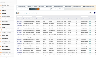 DoliResources - Dolibarr - 30_machines_liste