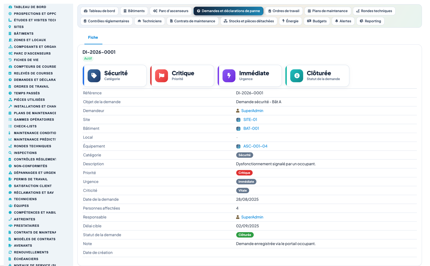 Elevator & Vertical-Transport Management for Dolibarr