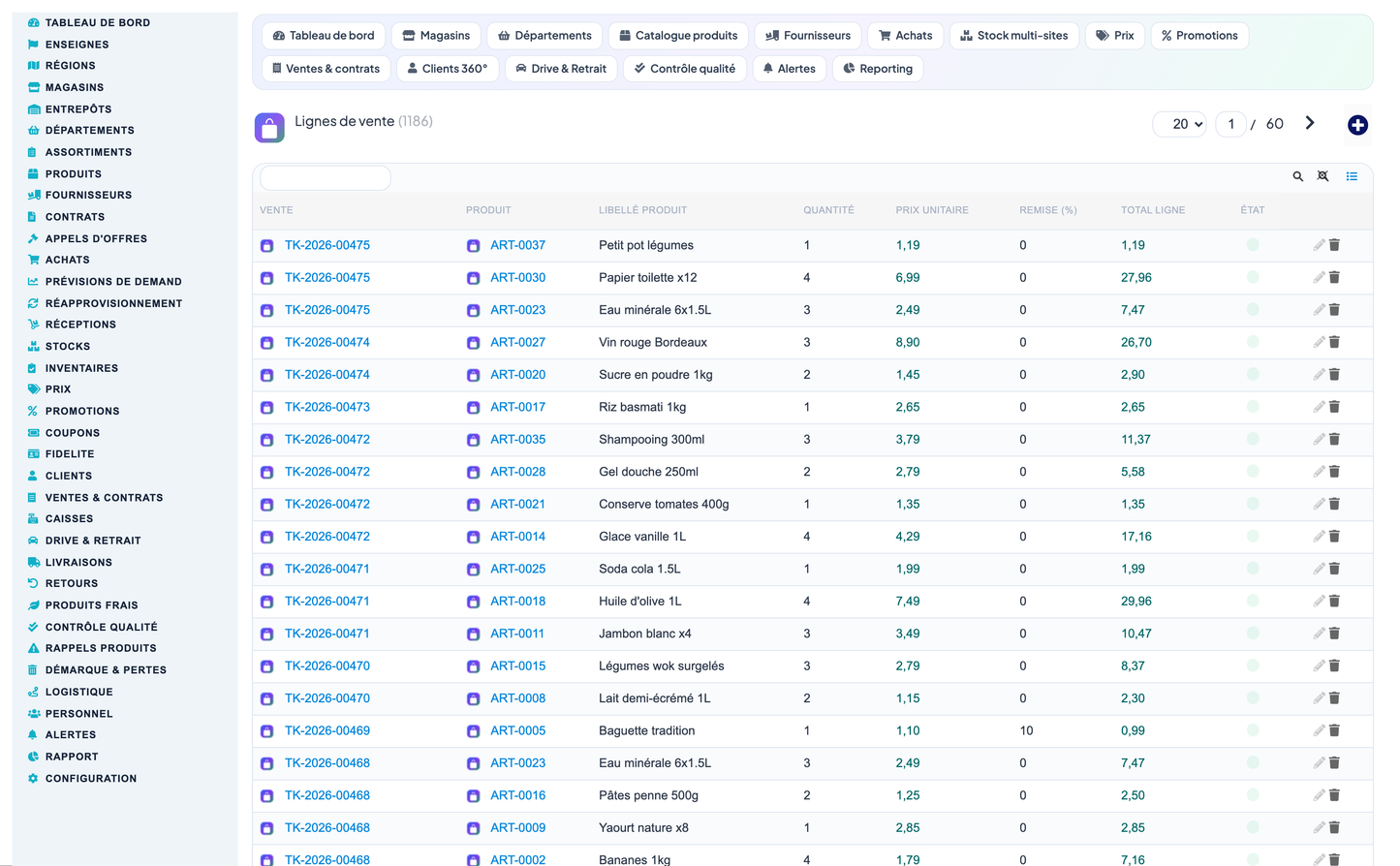 Grocery, Convenience-Store, Supermarket & Hypermarket Retail Management for Dolibarr
