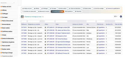 DoliResources - Dolibarr - 33_chantiers_liste