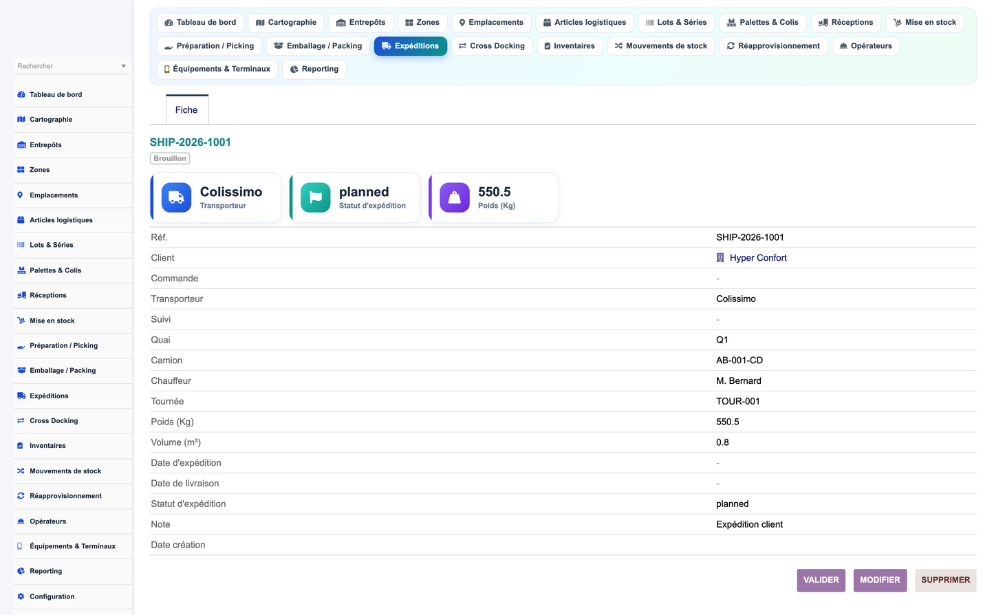 Advanced Warehouse Management System - Dolibarr