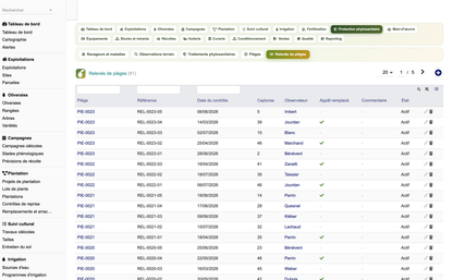 DoliResources - Dolibarr - 35_liste_releves_pieges