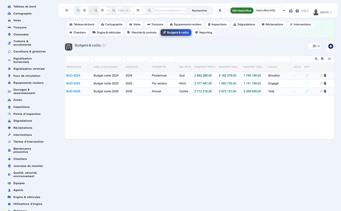 Advanced Road & Street Asset Management for Dolibarr