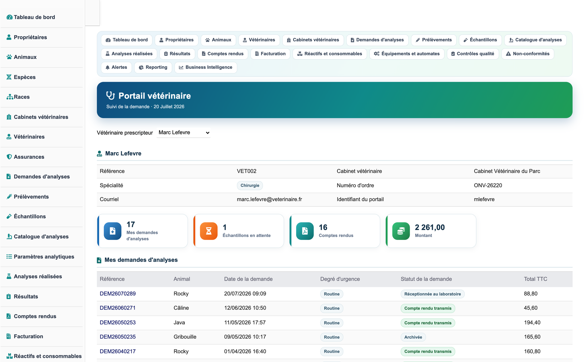DoliResources - Dolibarr - 36_portail_veterinaire