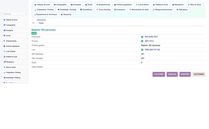 Advanced Warehouse Management System - Dolibarr