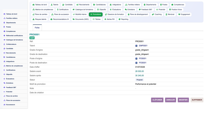 HR Performance Evaluation Management - Dolibarr