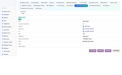 Advanced Warehouse Management System - Dolibarr