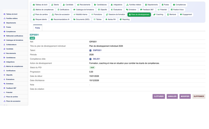 HR Performance Evaluation Management - Dolibarr