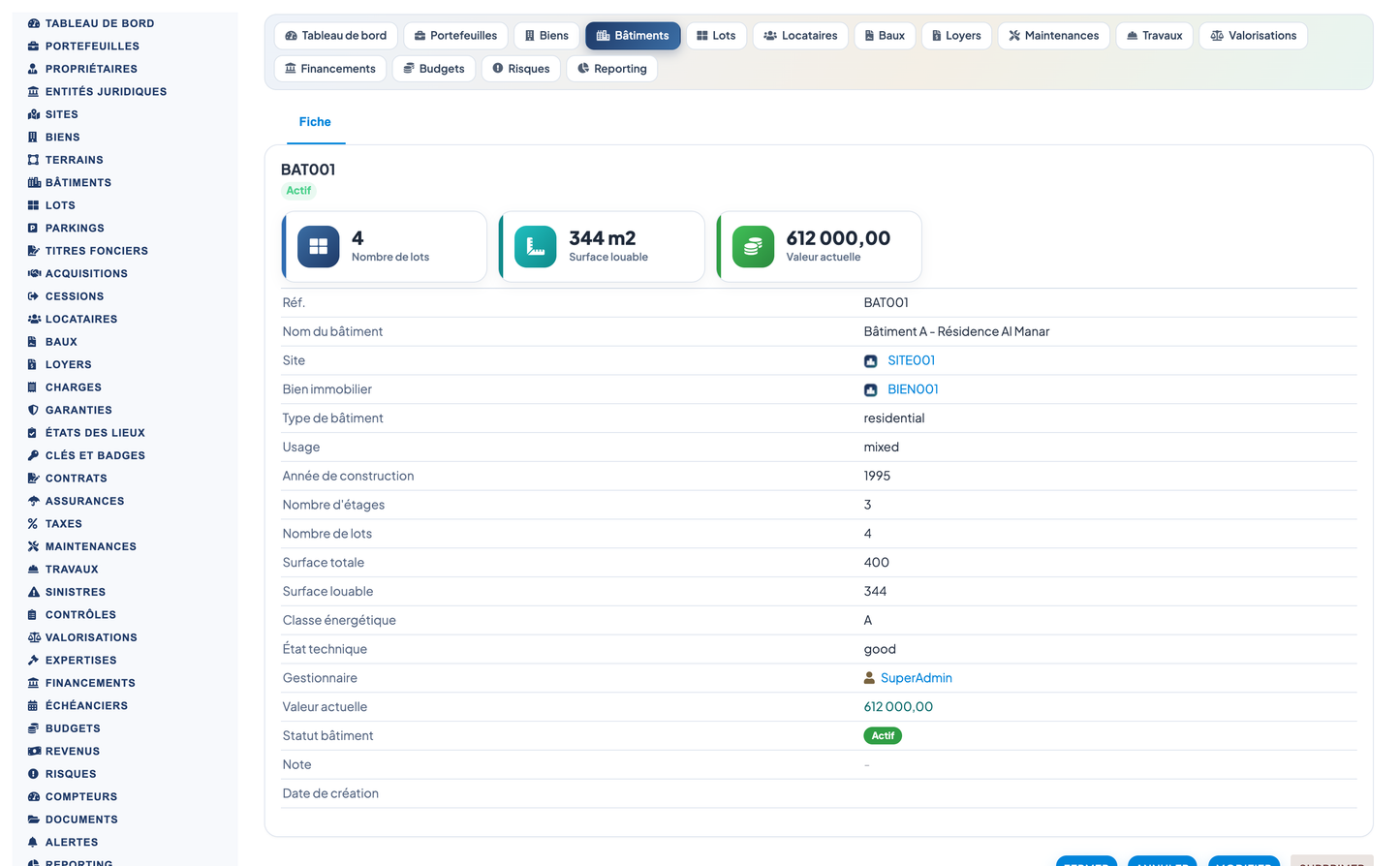Real Estate Asset Management - Dolibarr