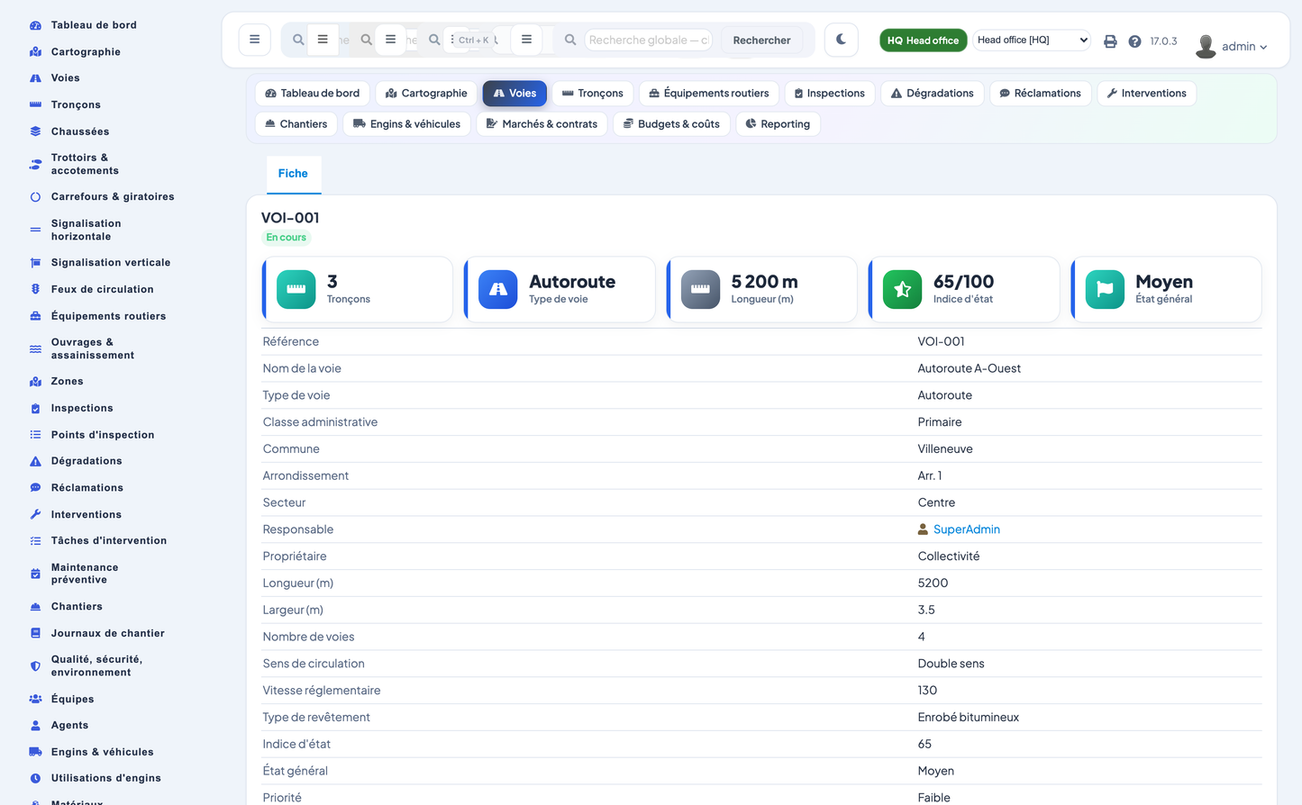 Advanced Road & Street Asset Management for Dolibarr