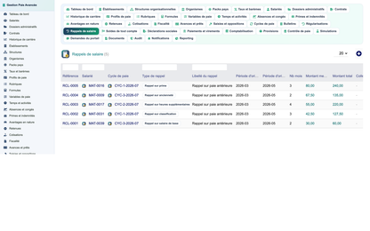 Advanced Payroll Management - Dolibarr