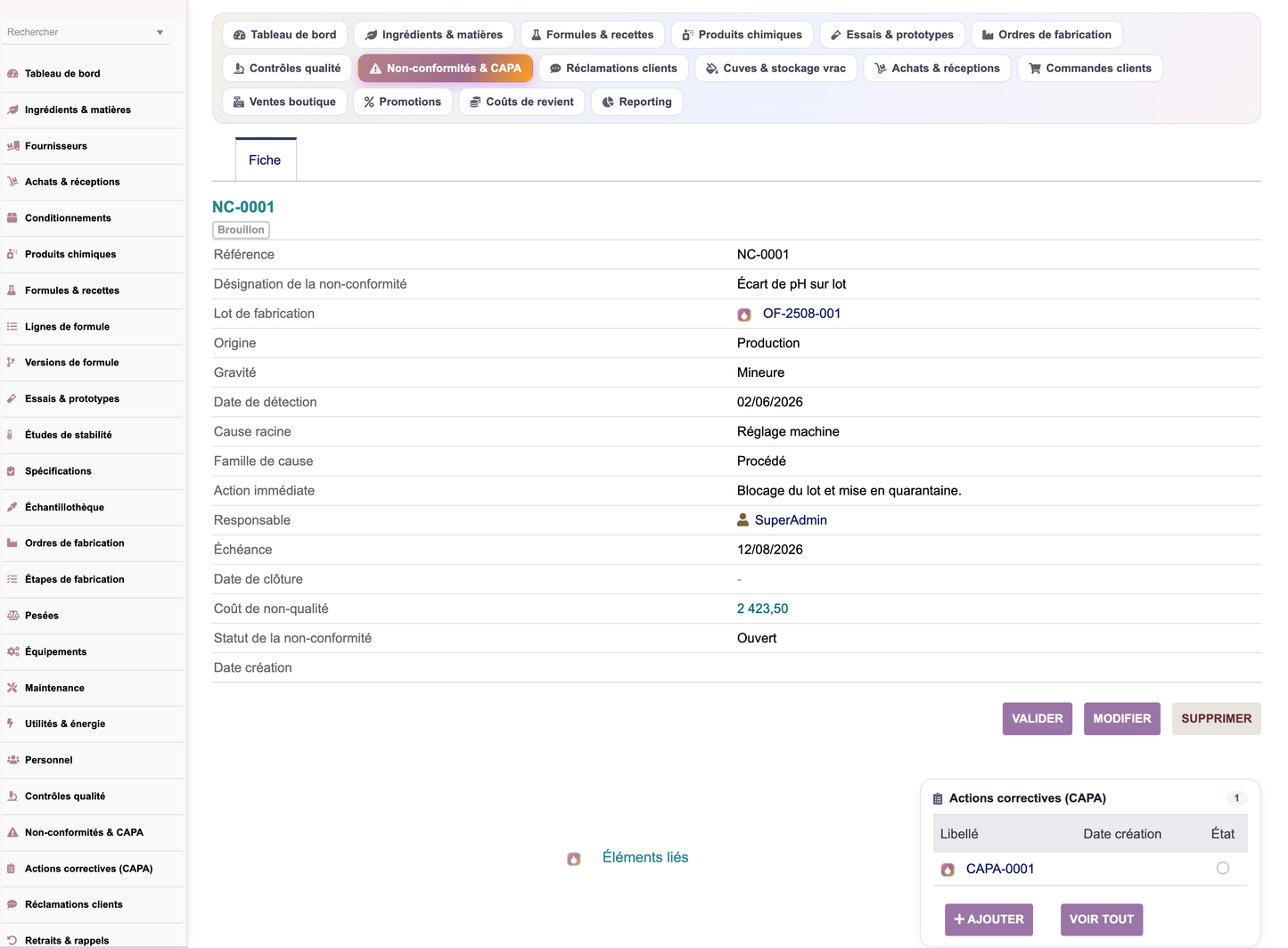 A complete Cosmetics ERP module for Dolibarr
