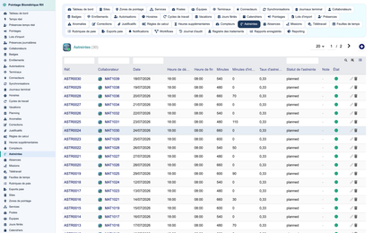 Biometric Time & Attendance Management - Dolibarr