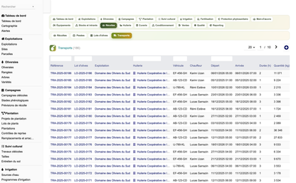 DoliResources - Dolibarr - 43_liste_transports