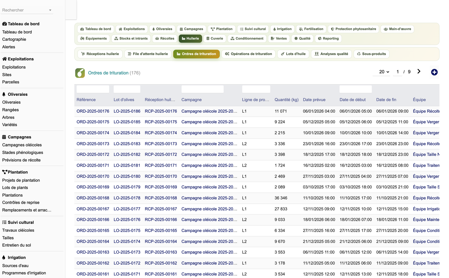 DoliResources - Dolibarr - 45_liste_ordres_trituration