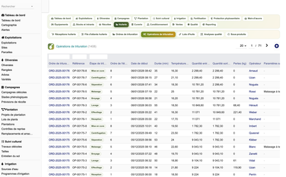 DoliResources - Dolibarr - 46_liste_operations_trituration