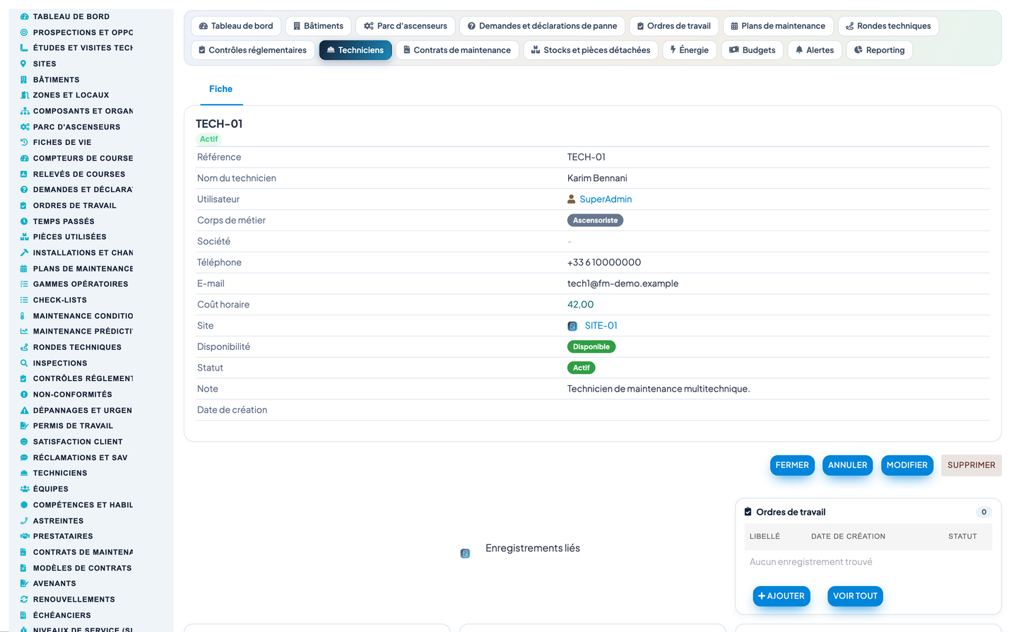 Elevator & Vertical-Transport Management for Dolibarr