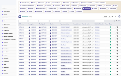 HR Training Management - Dolibarr