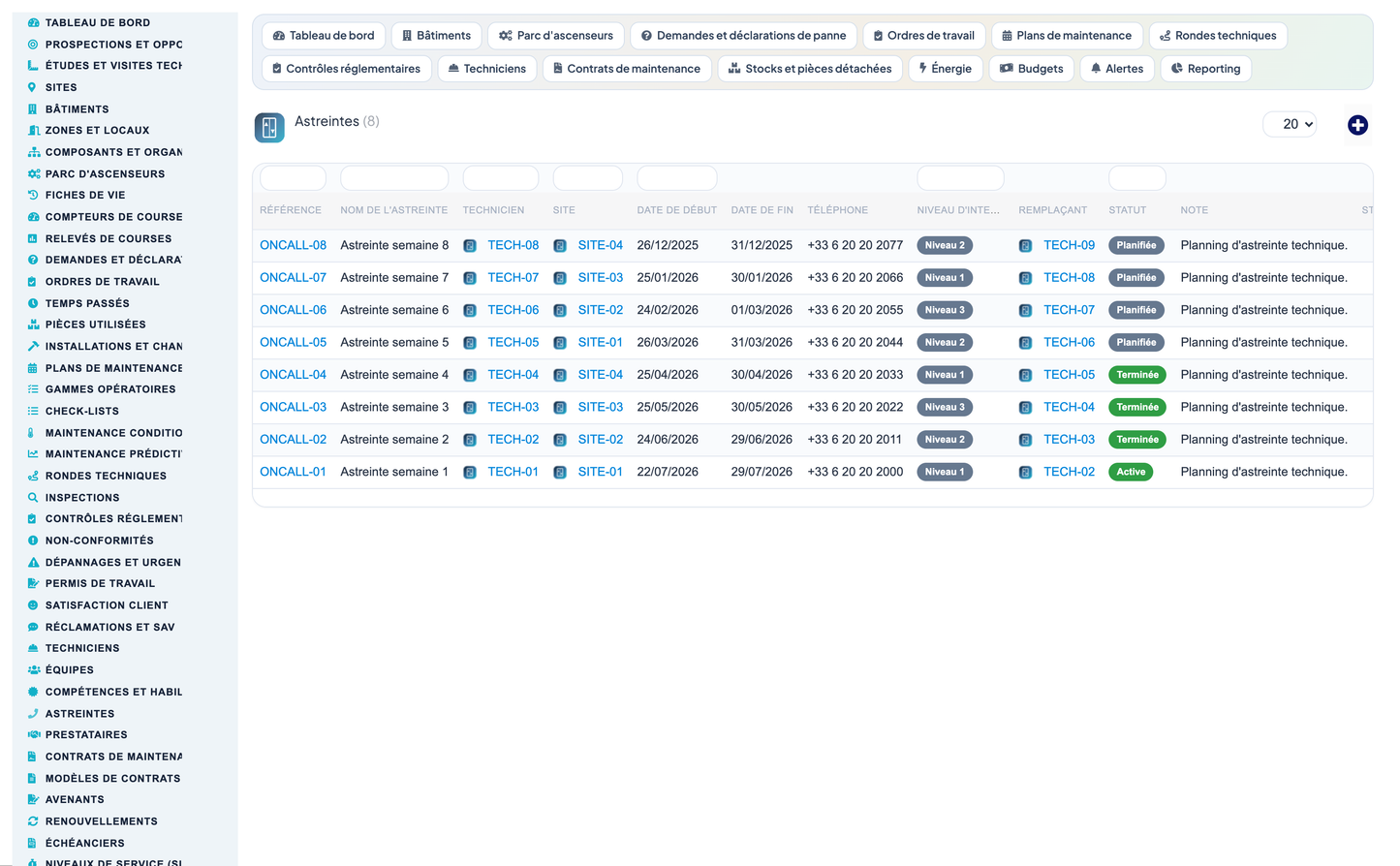 Elevator & Vertical-Transport Management for Dolibarr