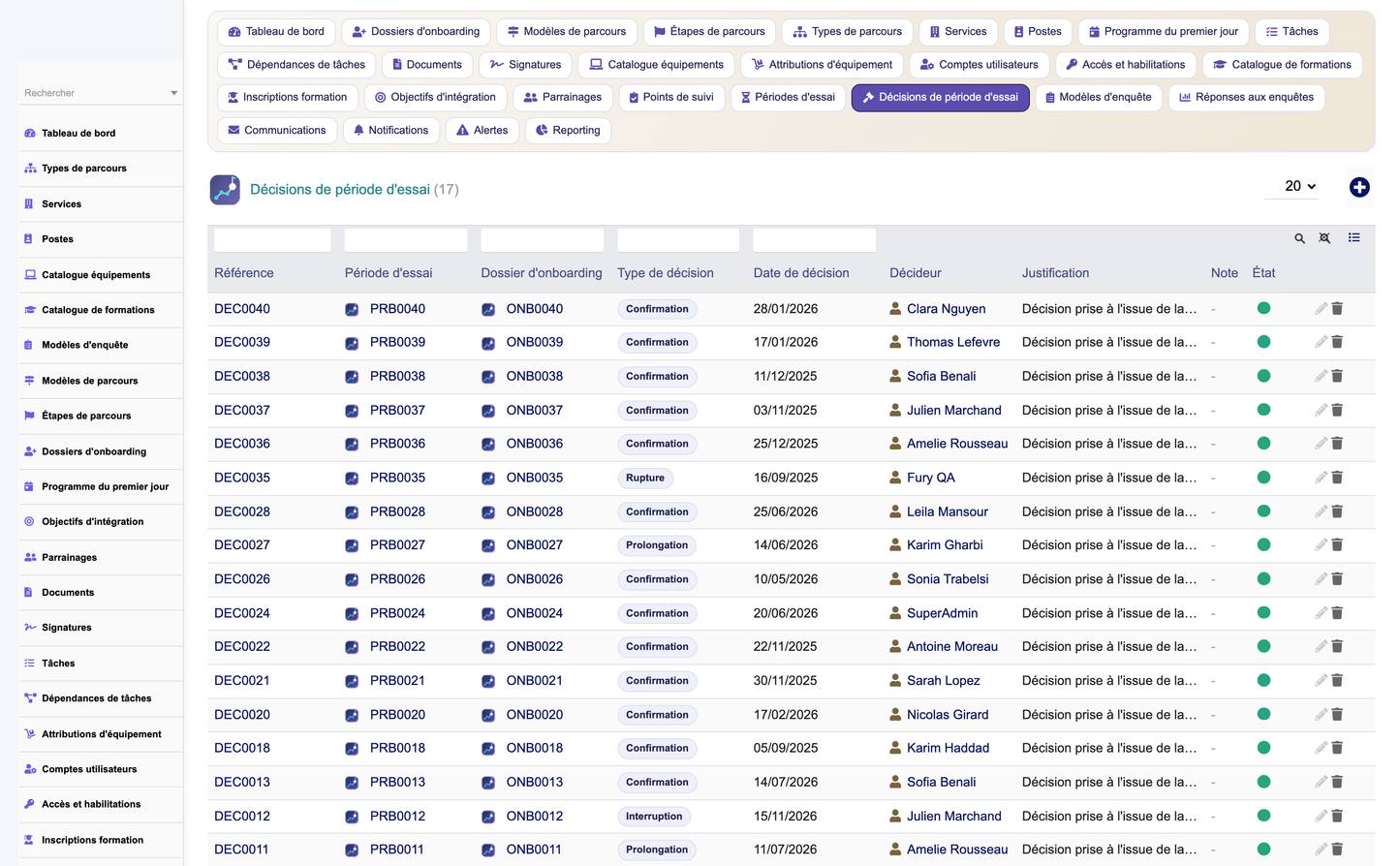 HR Onboarding Management  - Dolibarr