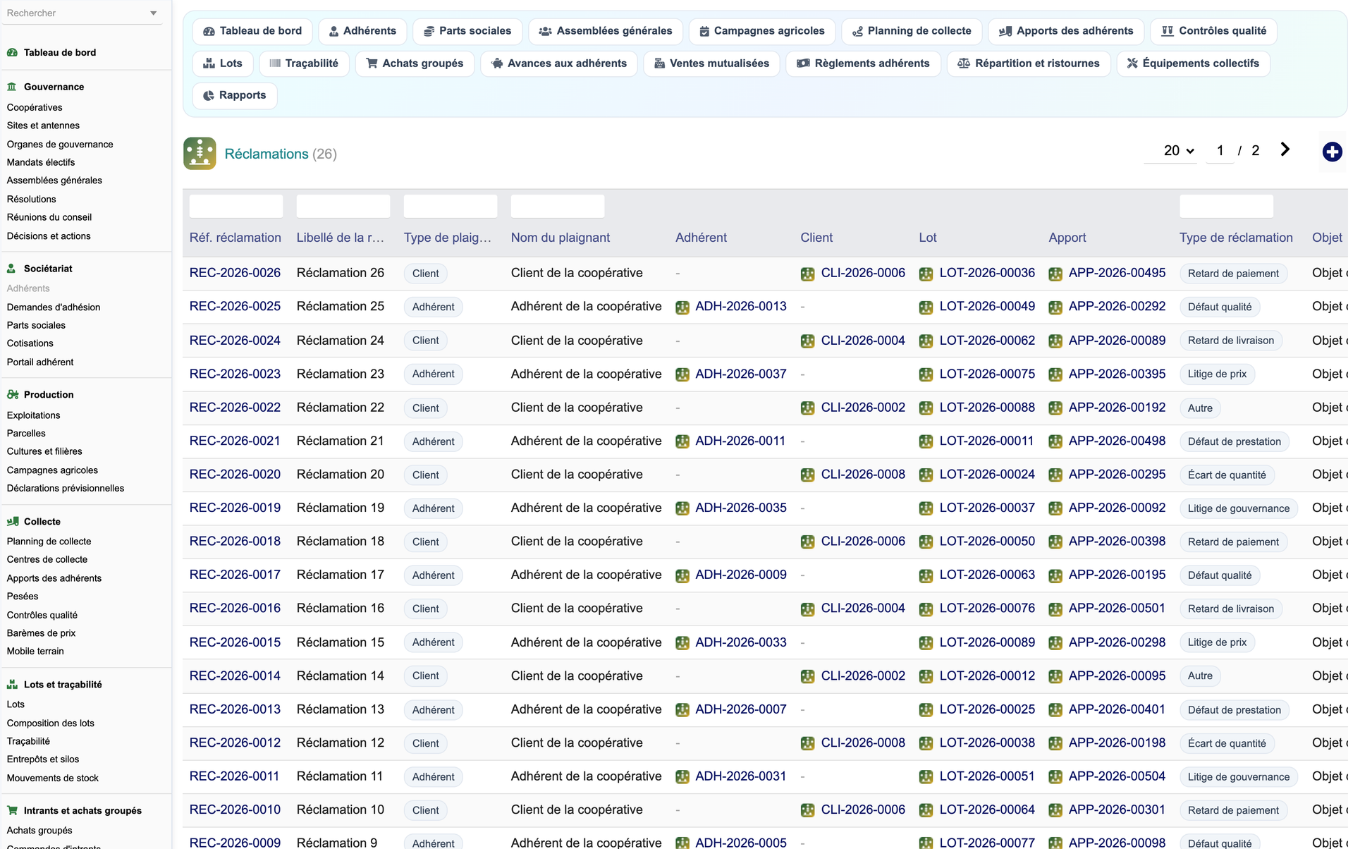 DoliResources - Dolibarr - 50_reclamations