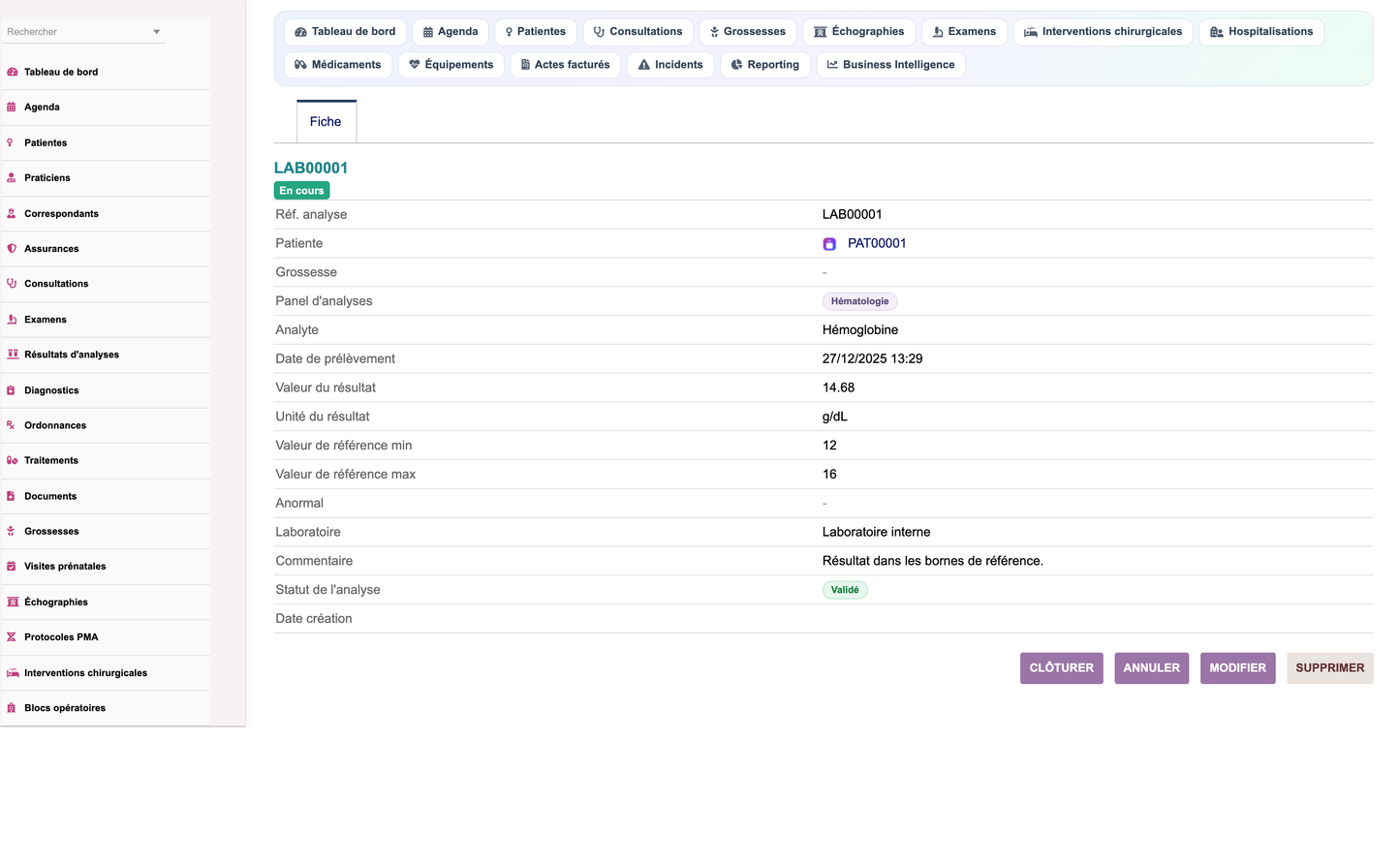 DoliResources - Dolibarr - 51_card_gynlabresult