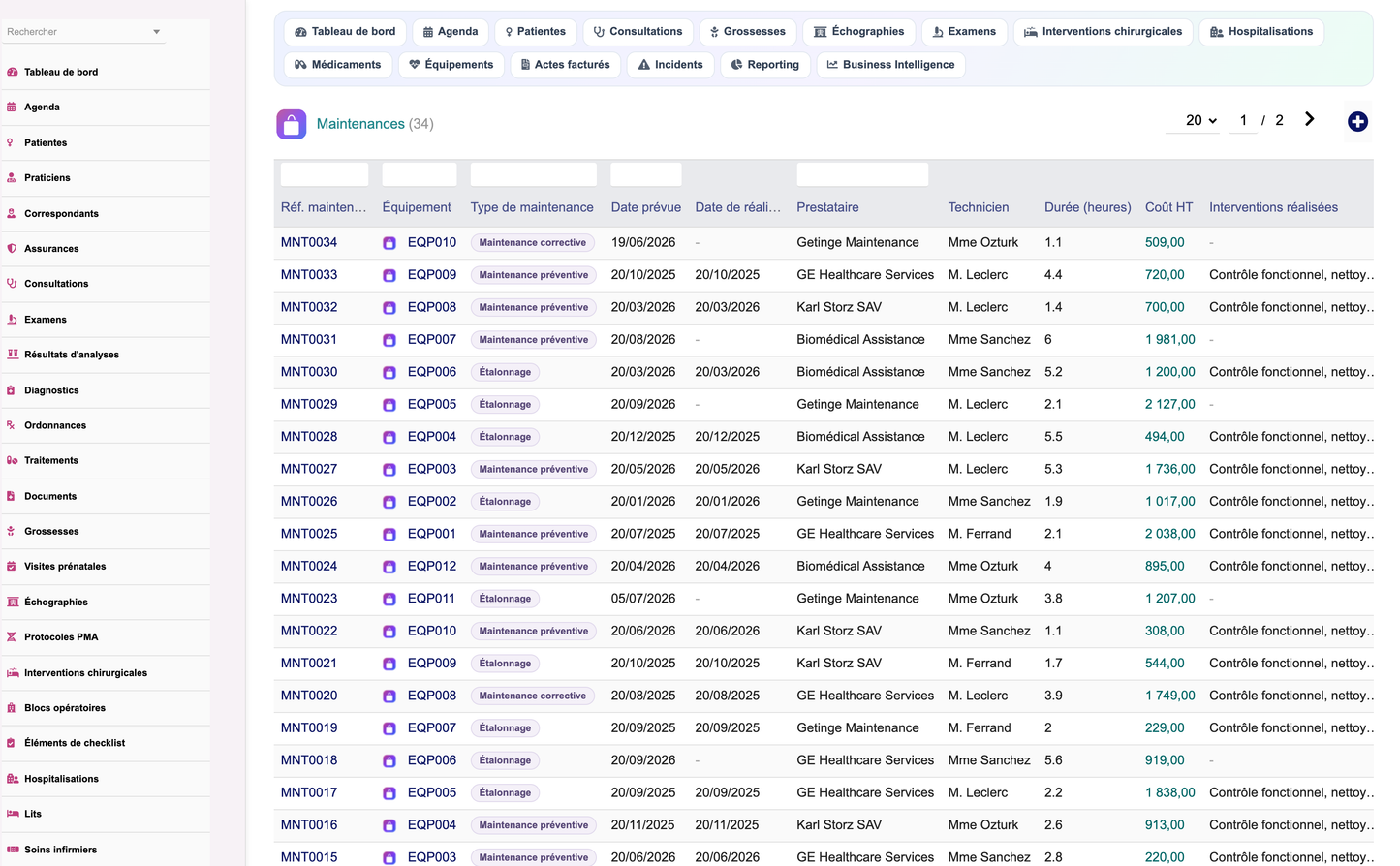 DoliResources - Dolibarr - 52_list_gynmaintenance