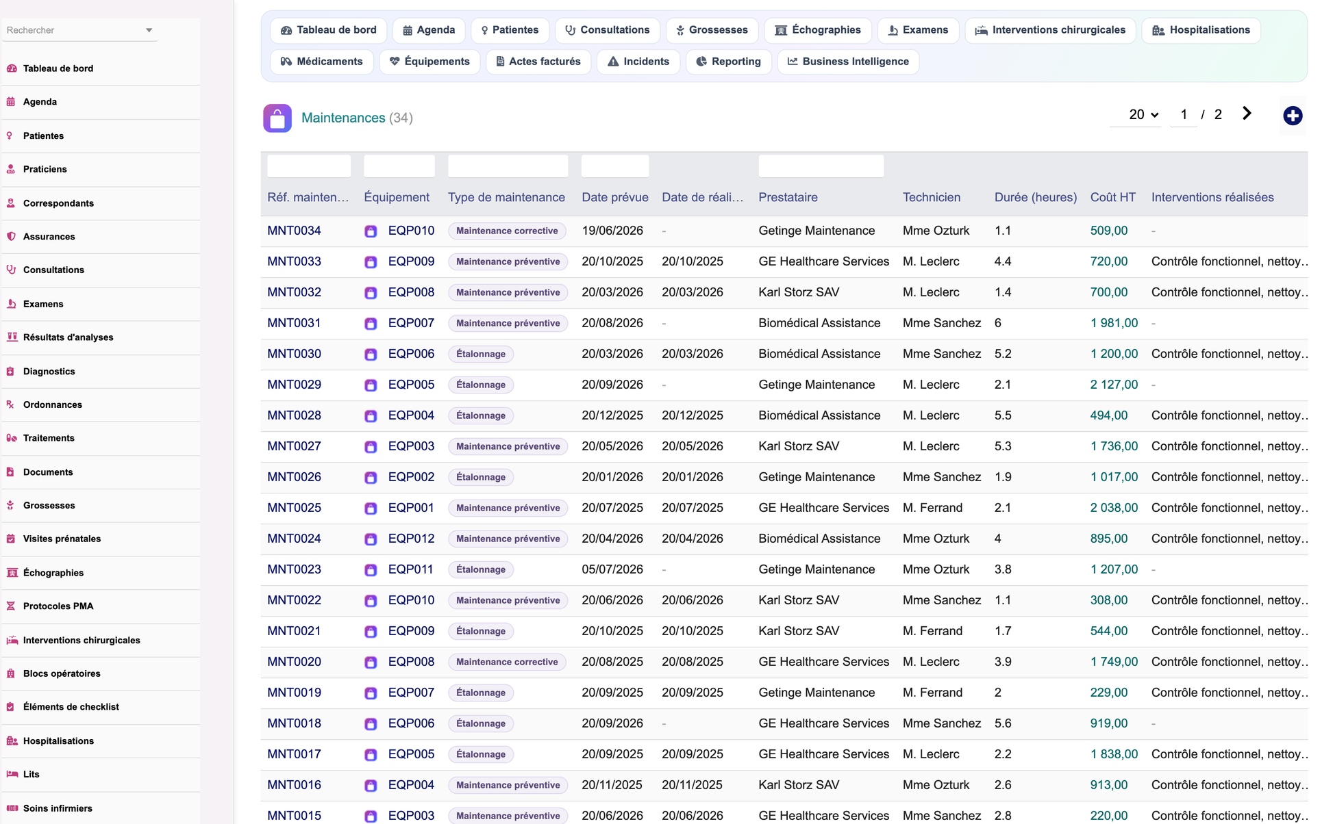 DoliResources - Dolibarr - 52_list_gynmaintenance