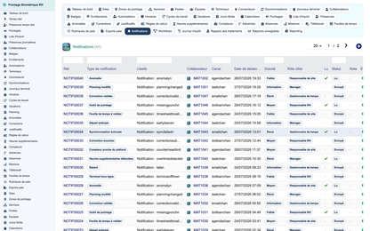 Biometric Time & Attendance Management - Dolibarr