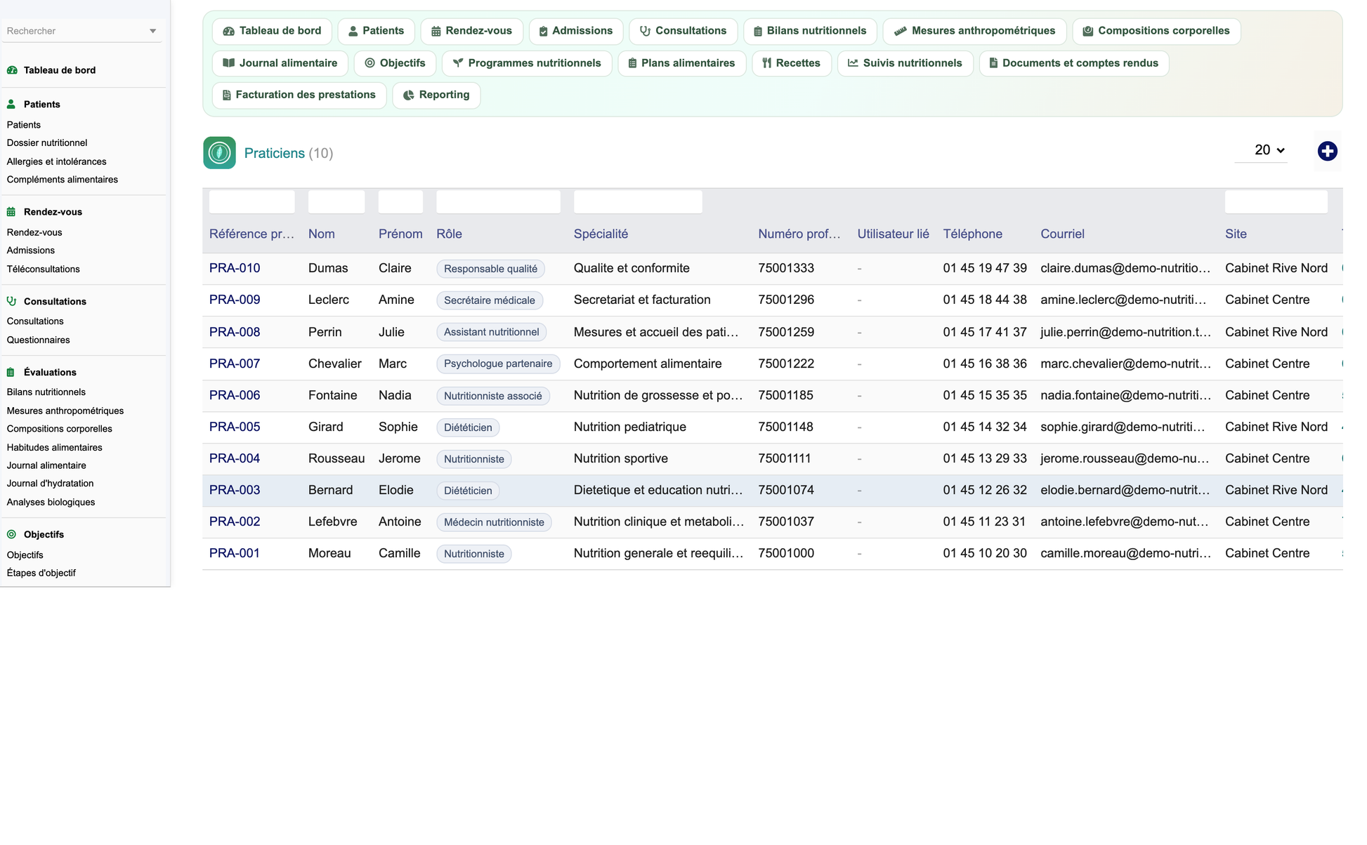 DoliResources - Dolibarr - 53_praticiens