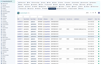 Biometric Time & Attendance Management - Dolibarr