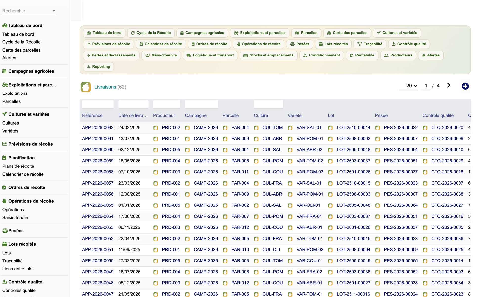DoliResources - Dolibarr - 55_apports_producteurs