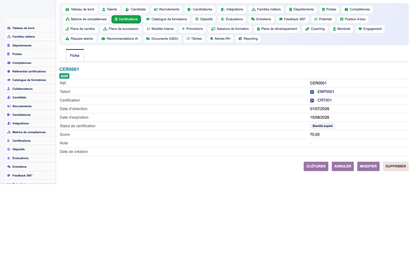 HR Performance Evaluation Management - Dolibarr