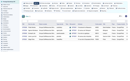 Biometric Time & Attendance Management - Dolibarr