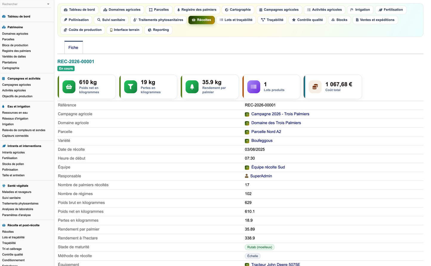 DoliResources - Dolibarr - 60b_fiche_recolte