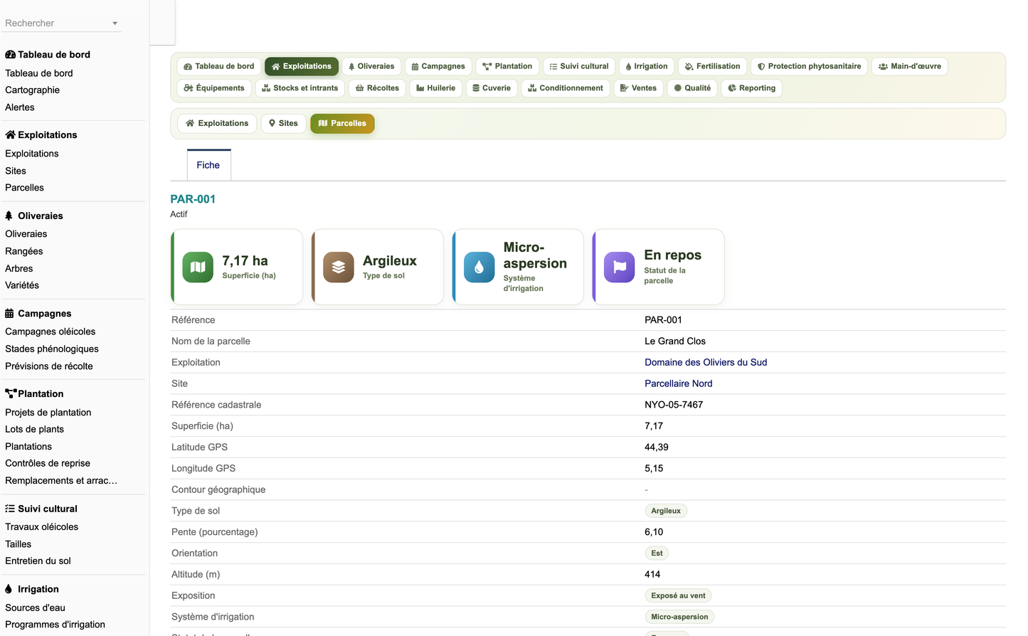 DoliResources - Dolibarr - 64_fiche_parcelle