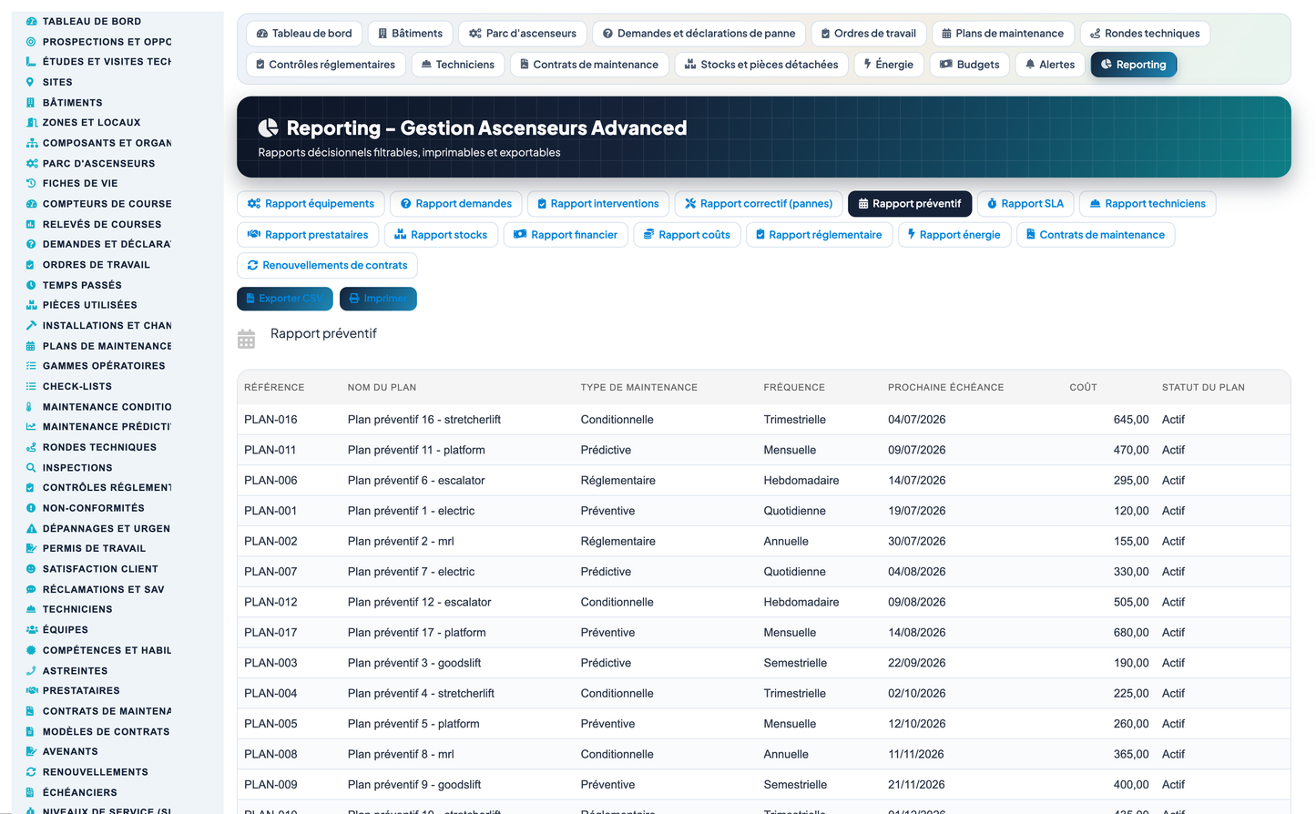 Elevator & Vertical-Transport Management for Dolibarr