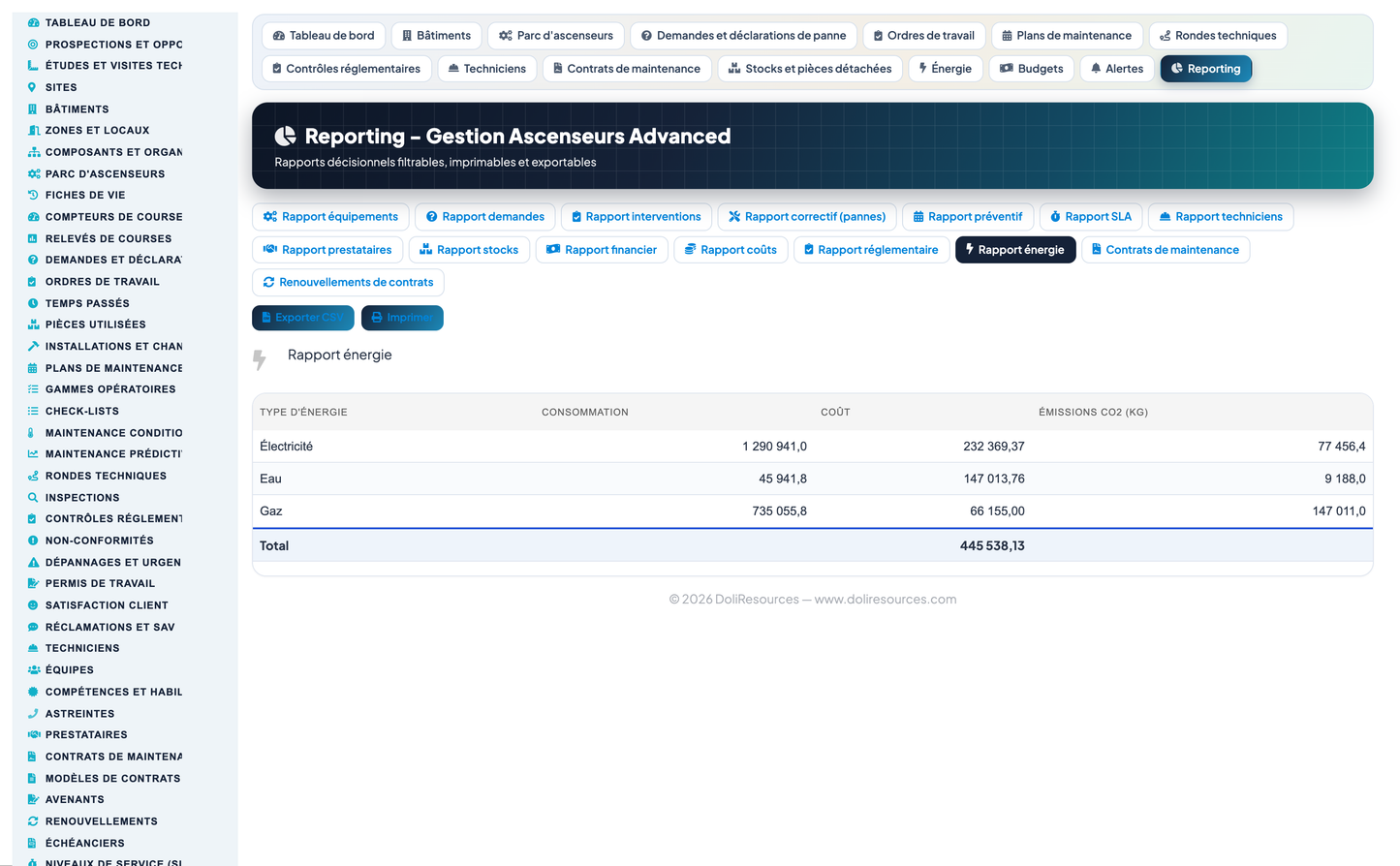 Elevator & Vertical-Transport Management for Dolibarr