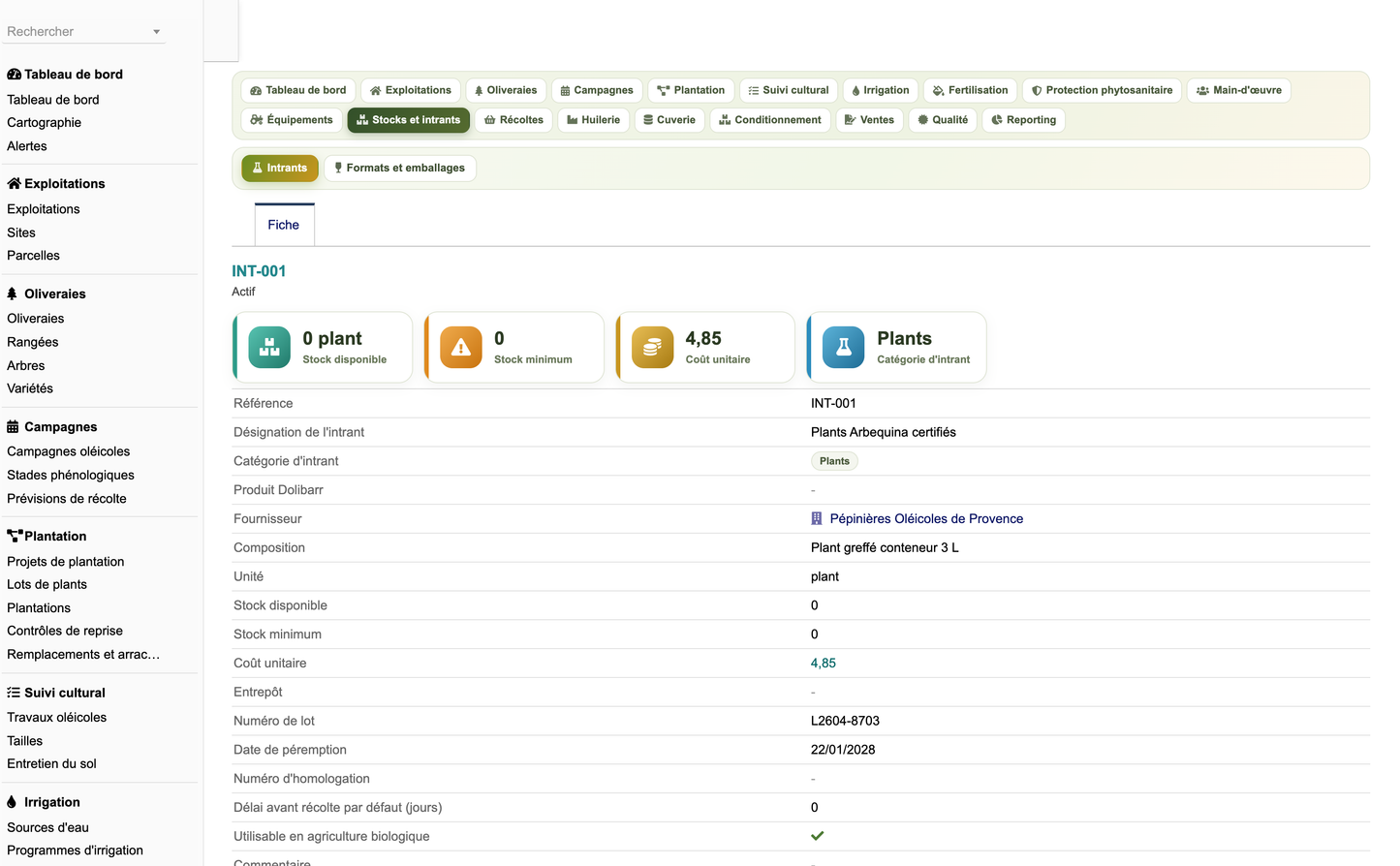 DoliResources - Dolibarr - 74_fiche_intrant
