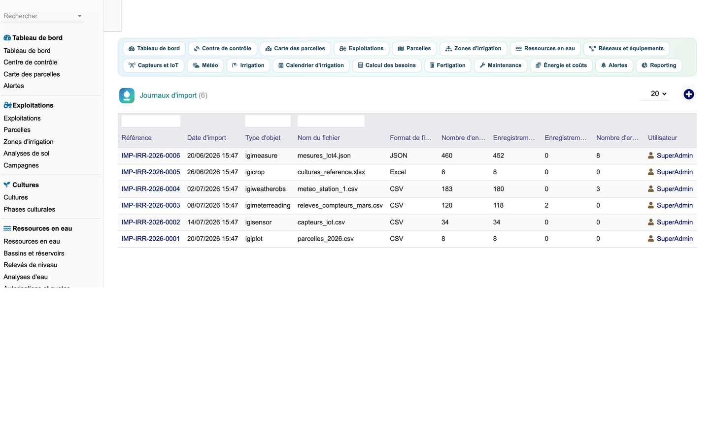 DoliResources - Dolibarr - 74_journaux_import