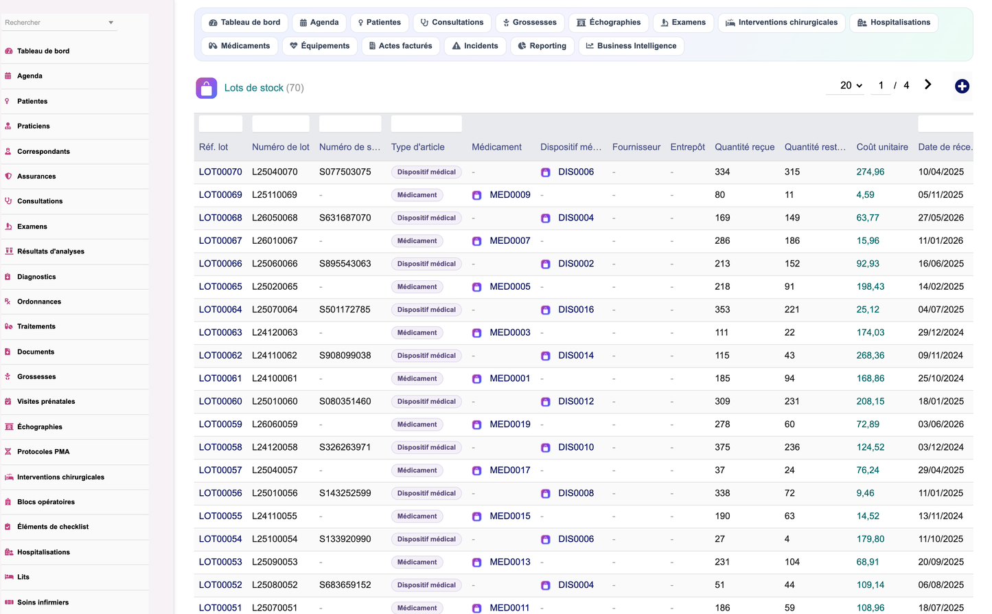 DoliResources - Dolibarr - 74_list_gynstocklot