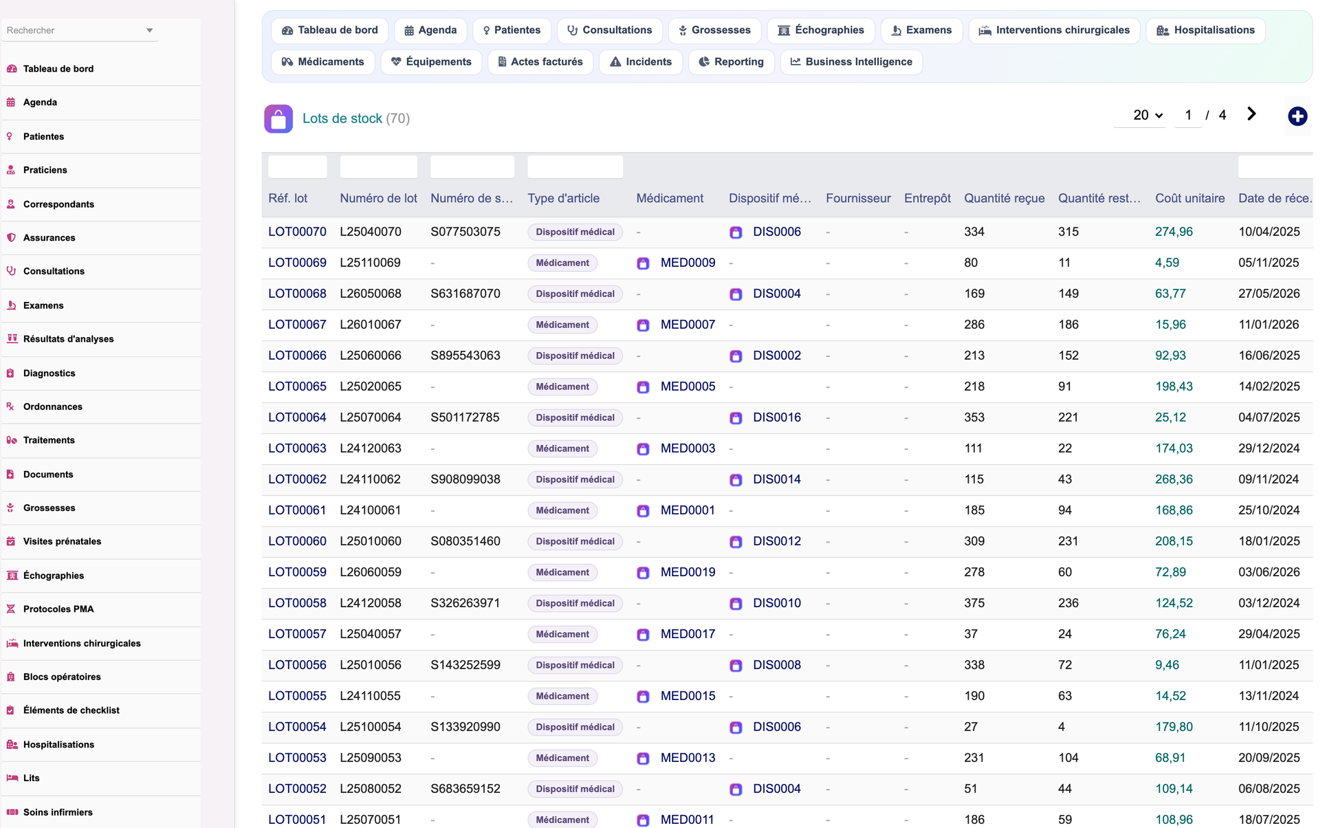 DoliResources - Dolibarr - 74_list_gynstocklot