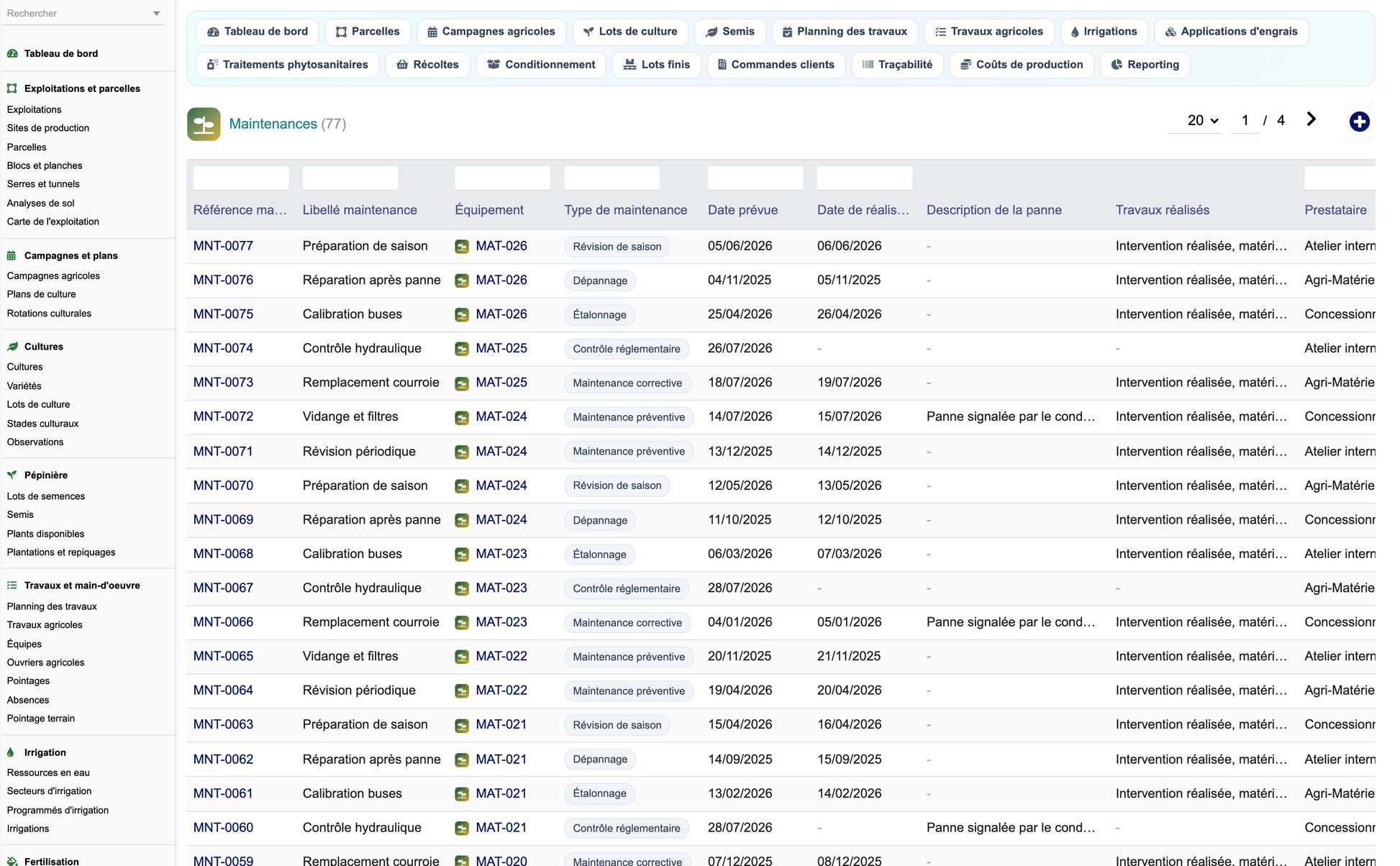 DoliResources - Dolibarr - 95_maintenances