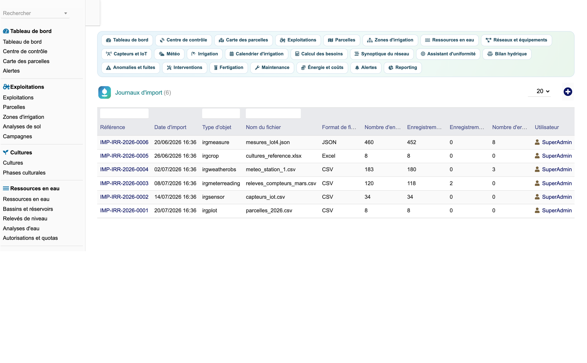 DoliResources - Dolibarr - 96_journaux_import